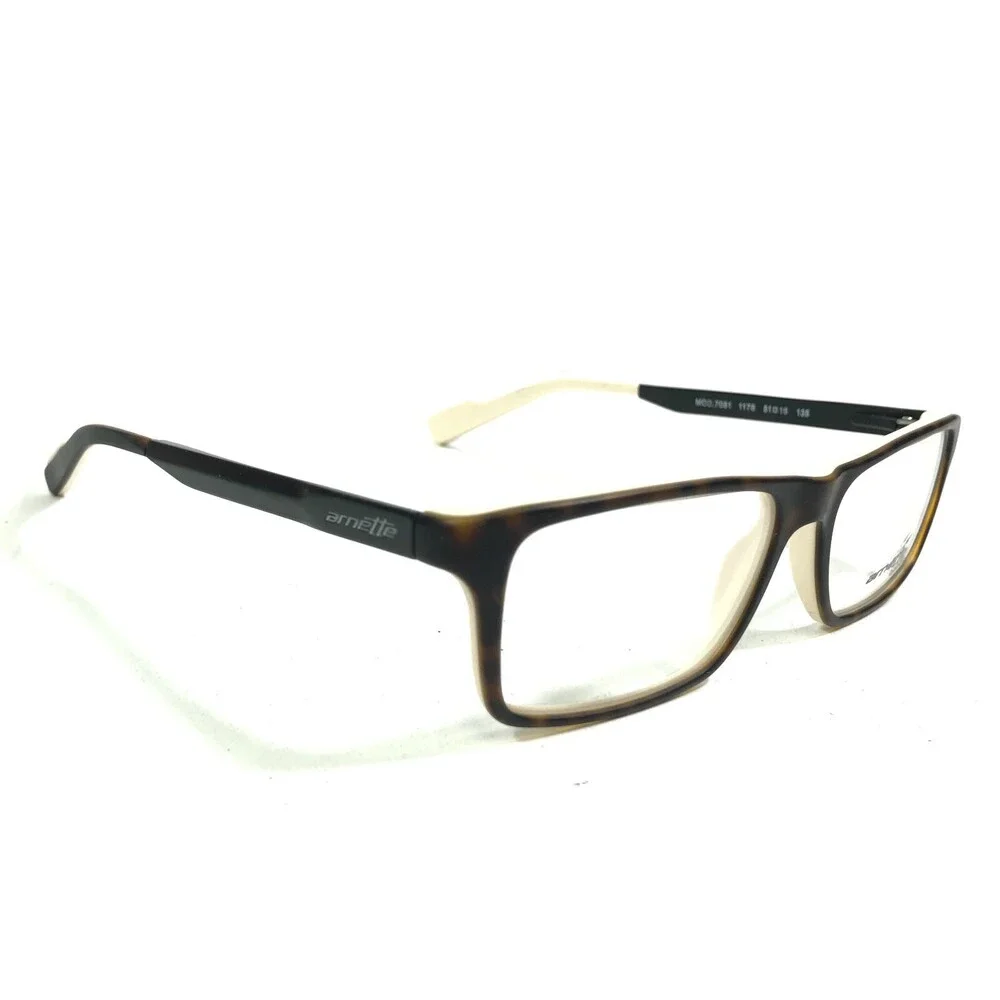 Arnette Eyeglasses Frames MOD.7051 1175 Tortoise Ivory Rectangular 51-16-135